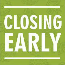 WIC and Food Pantry Closing at Noon