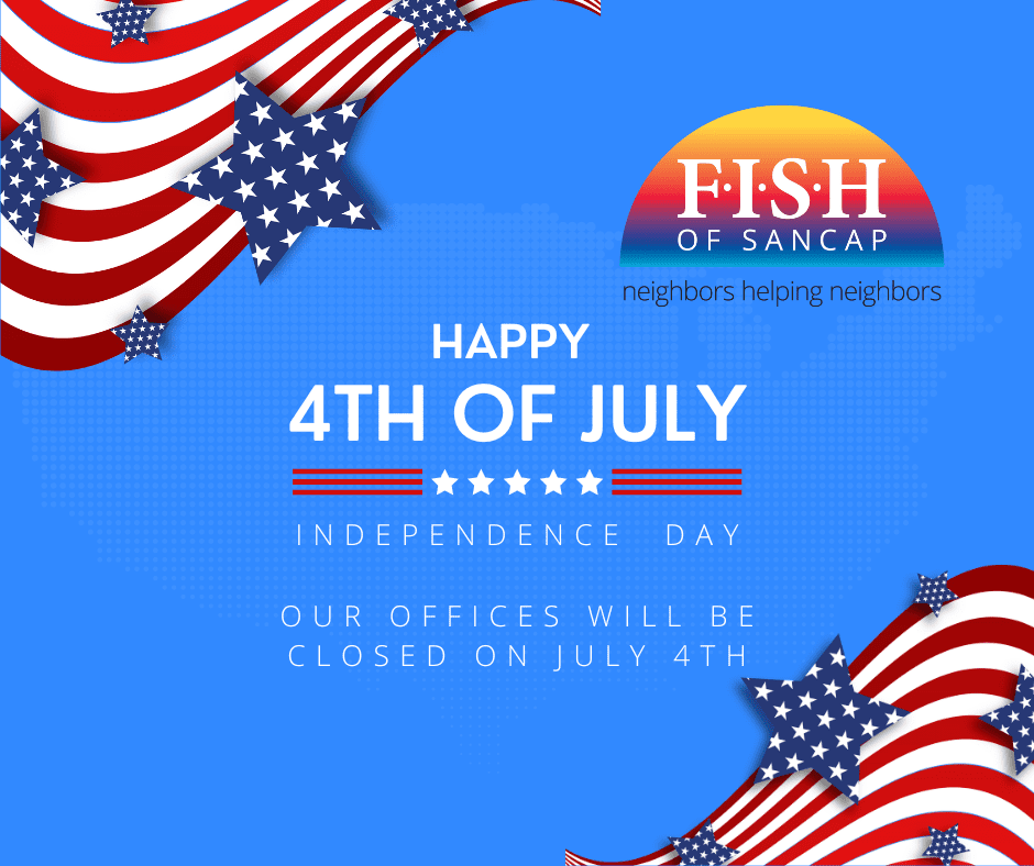 FISH is Closed for the Holiday