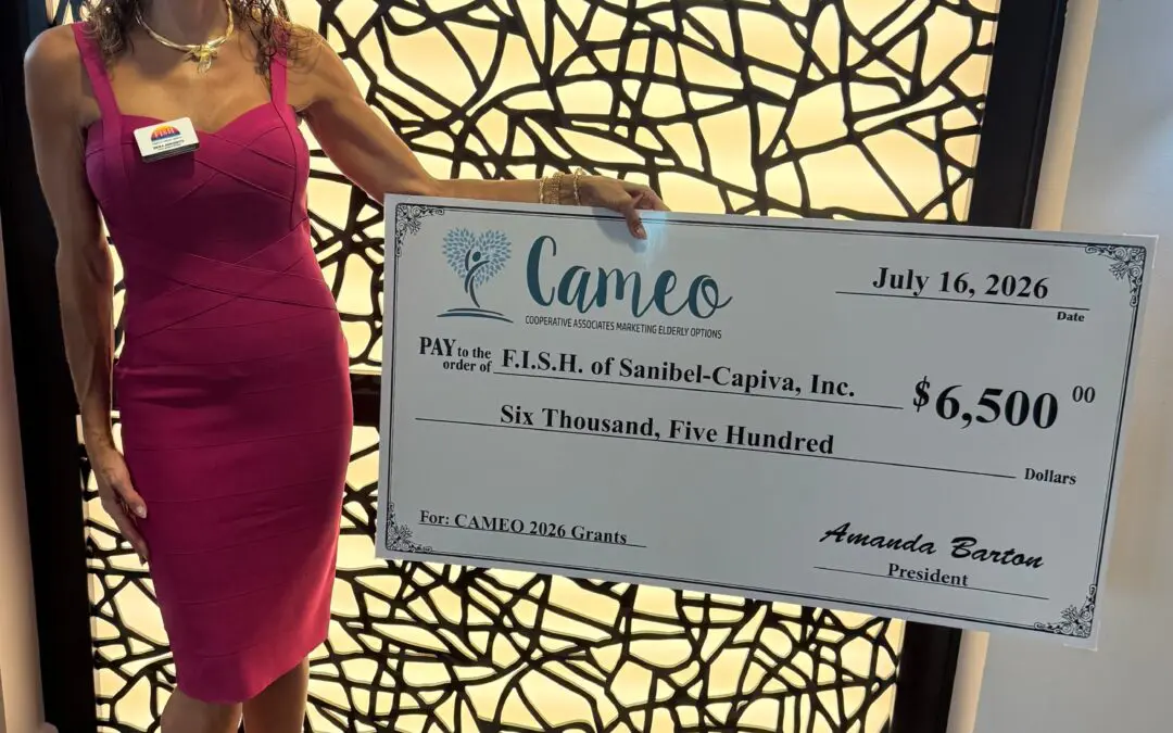 FISH of SanCap Receives CAMEO Grant for Senior Connection and Wellness Programs